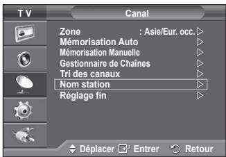 SAMSUNG PS-50Q91H - Attribution de noms aux canaux - 1