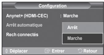 SAMSUNG PS-50Q91H - Extinction automatique d'un appareil anynet+ lorsque le téléviseur est mis hors tension - 3
