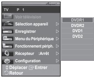 SAMSUNG PS-50Q91H - Recherche d'appareils anynet+ et basculement entre des appareils - 1