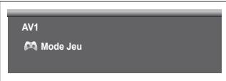 SAMSUNG PS-50Q91H - > Si le mode jeu est défini sur marche: - 2