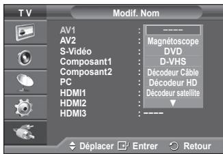 SAMSUNG PS-50Q91H - Modification du nom des périphériques - 2