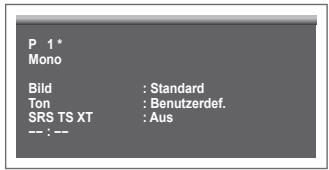 SAMSUNG PS50A416C1D - Senderfeinabstimmung durchführten - 3