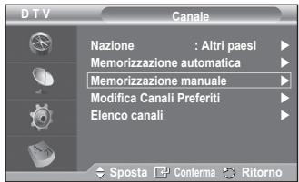 SAMSUNG PS50A416C1D - Memorizzazione manuale - 5