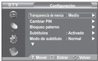 SAMSUNG PS50A416C1D - Bloqueo paterno / Cambiar PIN - 1