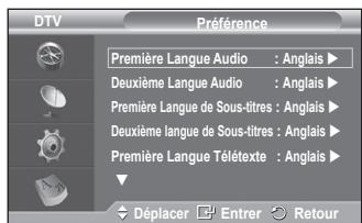 SAMSUNG PS50A416C1D - Préférence - 2