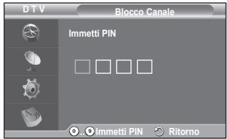 SAMSUNG PS50A416C1D - Cambia PIN / Blocco Canale - 4