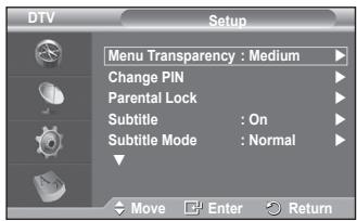 SAMSUNG PS50A416C1D - Change PIN / Parental Lock - 1