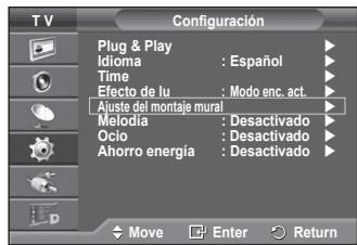 SAMSUNG PS50A416C1D - Memorización de la posición - 1