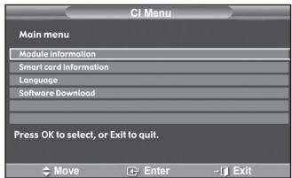 SAMSUNG PS50A416C1D - - CI Menu - 2
