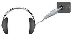 SAMSUNG PS50A416C1D - Anschlieben von Kopfhörern (separatehältlich) - 1