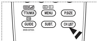 SAMSUNG PS50A416C1D - Channel List - 2