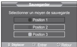 SAMSUNG PS50A416C1D - Mémorisation de la position - 4