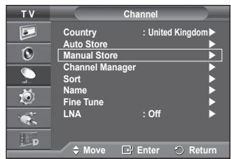 SAMSUNG PS50A416C1D - Channel mode - 1