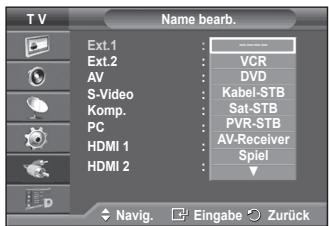 SAMSUNG PS50A416C1D - Sie konnen der externen Signalquelle einen Namen geben. - 2