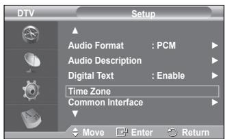 SAMSUNG PS50A416C1D - Time Zone (Spain only) - 5