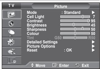 SAMSUNG PS50A416C1D - Ogled menijev - 1