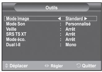 SAMSUNG PS50A416C1D - Utilisation du bouton TOOLS - 1