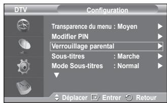 SAMSUNG PS50A416C1D - Modifier PIN / verrouillage parental - 3