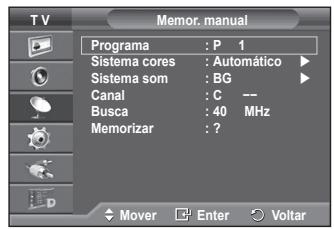 SAMSUNG PS50A416C1D - Memorizar canais automaticamente - 5