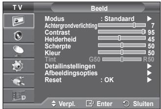 SAMSUNG PS50A416C1D - Weergave van de menu's - 1
