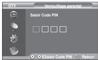 SAMSUNG PS50A416C1D - Modifier PIN / verrouillage parental - 4
