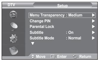 SAMSUNG PS50A416C1D - Change PIN / Parental Lock - 1