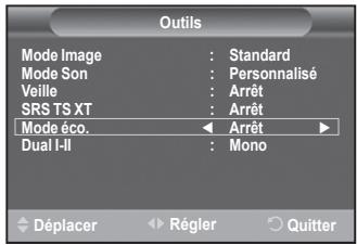 SAMSUNG PS50A416C1D - Mode éco : arrêt/bas/moyen/élevé - 1