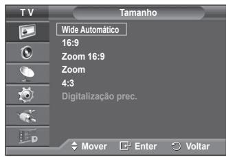 SAMSUNG PS50A416C1D - Posicionar e dimensional o écrà'utilizando a opção Zoom - 3