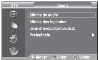 SAMSUNG PS50A416C1D - Idioma de audio / Idioma das legends / Idioma do teletexto - 1