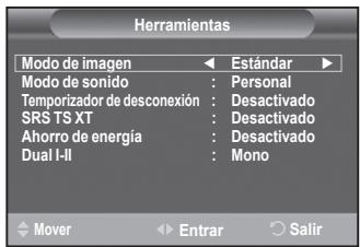 SAMSUNG PS50A416C1D - Uso del botón TOOLS - 1