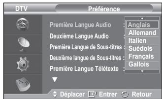 SAMSUNG PS50A416C1D - Préférence - 3