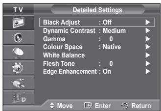 SAMSUNG PS50A416C1D - Customizing the Colour Space - 2