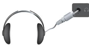 SAMSUNG PS50A416C1D - Collegamento delle cuffie (vendute separatamente) - 1
