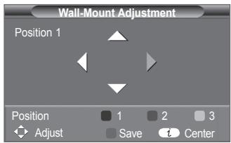 SAMSUNG PS50A416C1D - Moving to the remembered position - 1