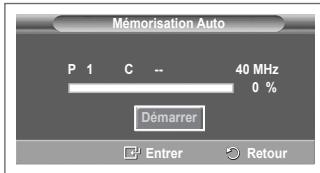 SAMSUNG PS50A416C1D - Mémorisation automatique des canaux - 3