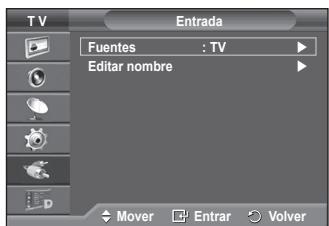SAMSUNG PS50A416C1D - Visualización de las fuentes de senales externas - 1