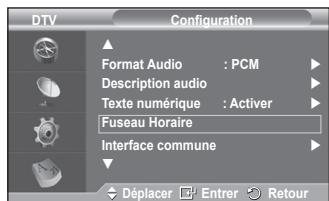 SAMSUNG PS50A416C1D - Fuseau horaire (espagne uniquement) - 5