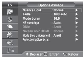 SAMSUNG PS50A416C1D - Options d'image - 2