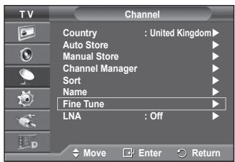 SAMSUNG PS50A416C1D - Fine Tuning Channel Reception - 1