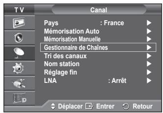 SAMSUNG PS50A416C1D - Ajout/verrouillage de canaux - 1