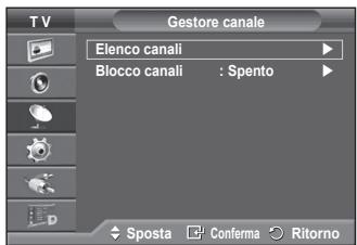 SAMSUNG PS50A416C1D - Aggiunta / Blocco di canali - 2