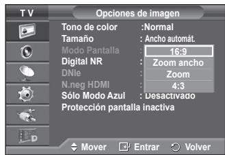 SAMSUNG PS50A416C1D - Cambio de posicón y de時間 de la pantalla mediante la función de ampliación - 1