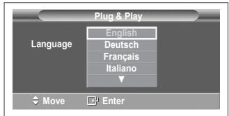 SAMSUNG PS50A416C1D - Plug & Play Feature - 2