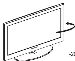 SAMSUNG PS50A416C1D - Using the Stand-Base - 2