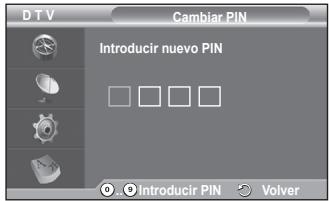 SAMSUNG PS50A416C1D - Bloqueo paterno / Cambiar PIN - 5