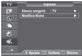 SAMSUNG PS50A416C1D - Modifica dei nomi dei dispositivi - 1