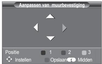 SAMSUNG PS50A416C1D - De positie opslaan - 2