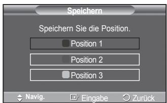 SAMSUNG PS50A416C1D - Abspeichern der Position - 4