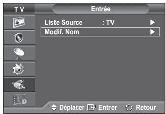 SAMSUNG PS50A416C1D - Modification du nom des périphériques - 1