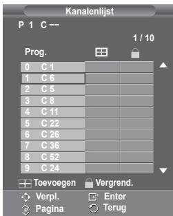 SAMSUNG PS50A416C1D - Kanalen toevoegen of vergrendelen - 3